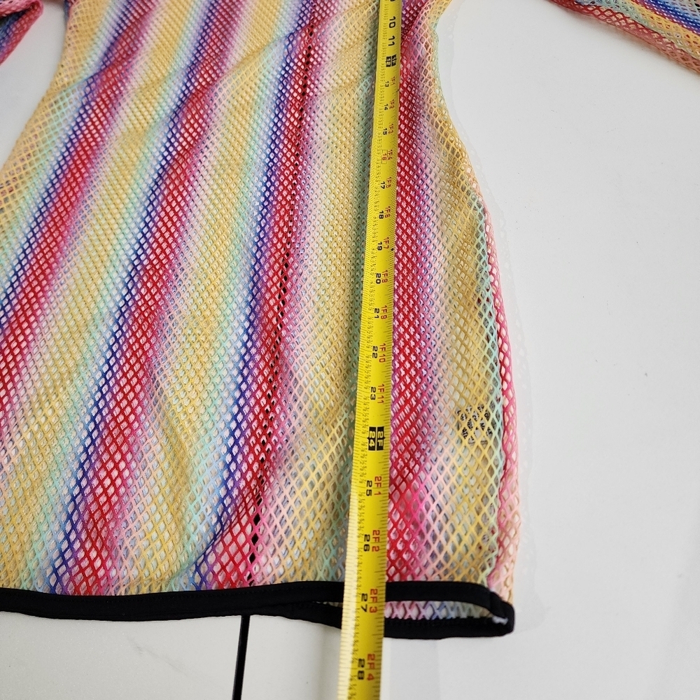 Uluwatu Color Mesh Netted See Through Beach Cover… - image 7